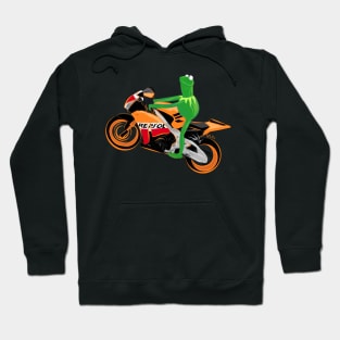 Frog on fire Hoodie